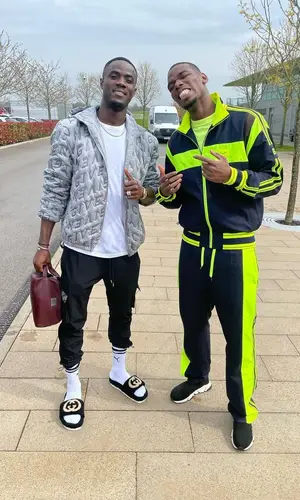 Paul Pogba wearing Dolce & Gabbana jacket