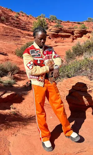 Jackboy wearing Diesel pants