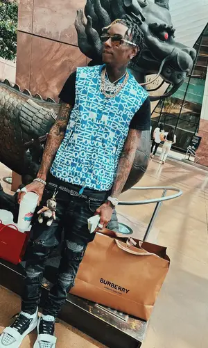 Soulja Boy wearing Burberry other