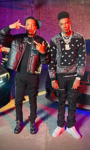 Blueface’s Outfit in Rta Sweatshirt, Nike Sneakers & Odd Sox Underwear (2022)