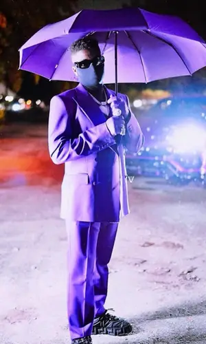Kodak Black wearing Versace boots