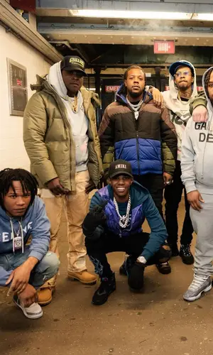 Don Q’s Outfit in Gallery Dept. Hoodie & Jordan Sneakers (2022)