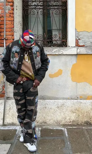 Joey Badass’ Outfit in Barriers Jacket, Marni Hat & Who Decides War (2022)