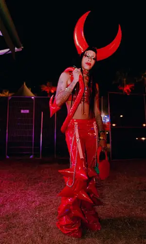 Rico Nasty wearing Bizarre Fetish Couture other