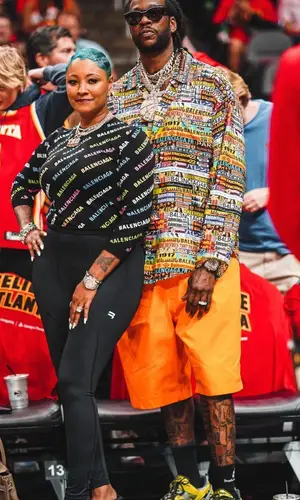 2 Chainz wearing Balenciaga shirt