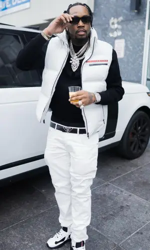 Fivio Foreign wearing Prada eyewear