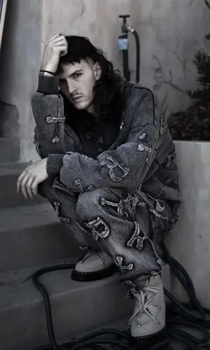 Bones wearing Racer Worldwide hoody