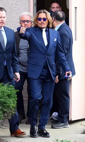 Johnny Depp wearing Dior other