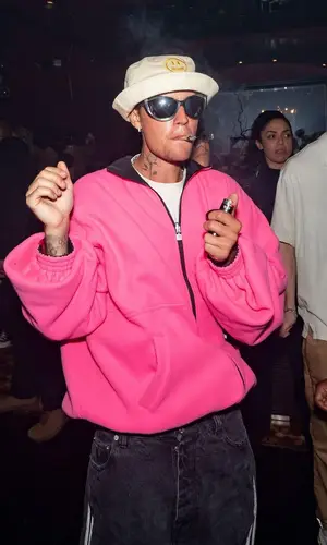 Justin Bieber wearing Balenciaga eyewear