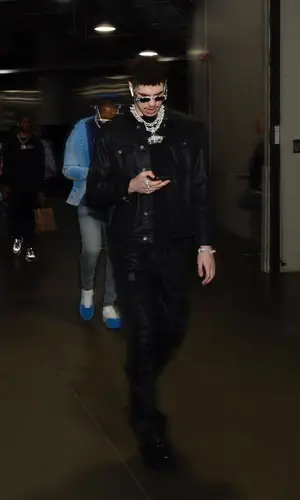 LaMelo Ball’s Outfit in Valabasas Jacket & Balenciaga Eyewear (2022)