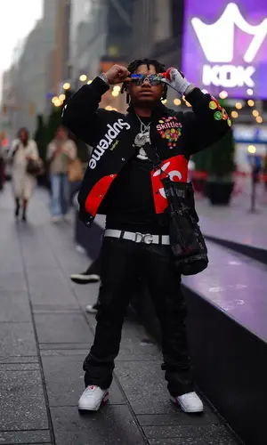 No Cap wearing Valabasas pants