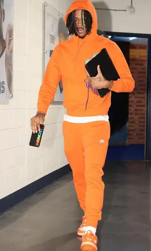 Ja Morant wearing Nike pants