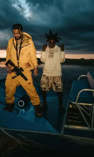 Kodak Black wearing Timberland boots