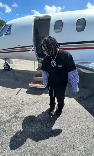 Trippie Redd wearing Chrome Hearts eyewear