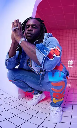 Chief Keef wearing True Religion t-shirt