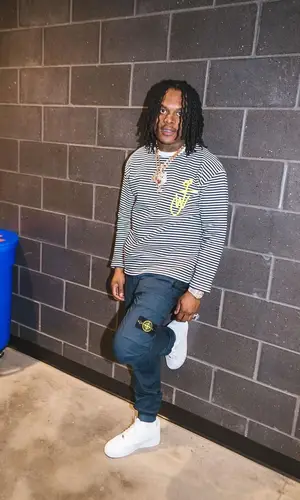 Booka 600 wearing Stone Island pants