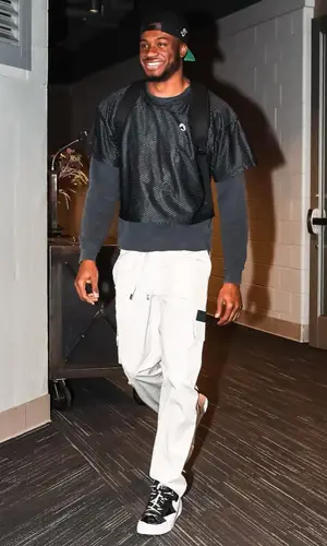 Thanasis Antetokounmpo wearing Fifty2Hundred cap