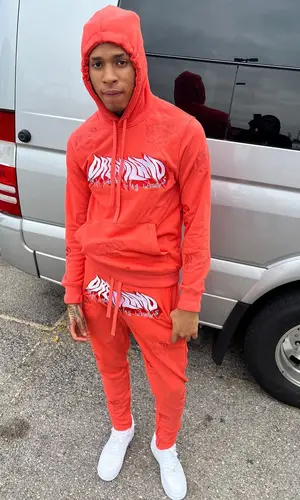 NLE Choppa wearing Dreamland pants