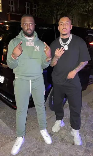 Headie One wearing Nike sneakers