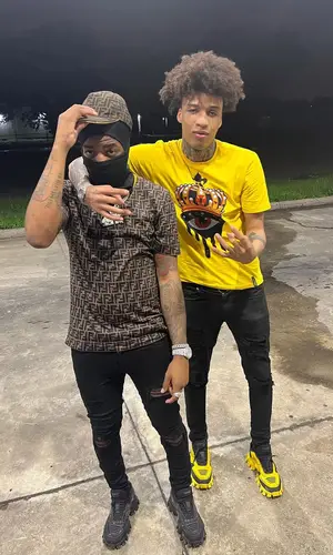 Yungeen Ace wearing Fendi cap