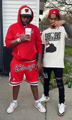 Babyface Ray wearing Just Don shorts