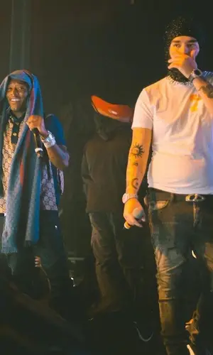 Yeat wearing Greedy Unit hat