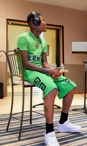 Funny Mike wearing Givenchy shorts