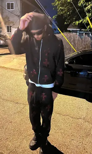 Amari Bailey’s Outfit in Unknown London  Pants & Prada Sneakers (2022)