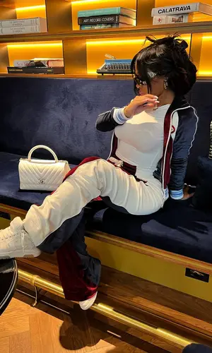 Jayda Wayda’s Outfit in Casablanca Jacket & Off-White Sneakers (2022)