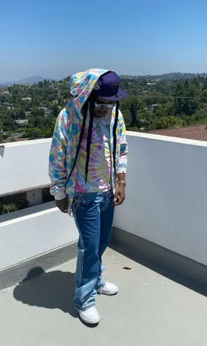 Takeoff wearing Louis Vuitton eyewear