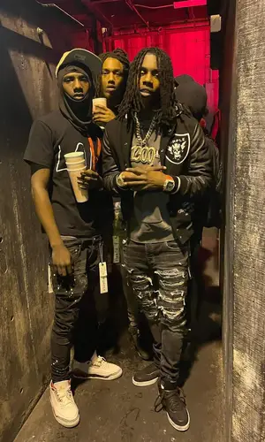 PGF Nuk wearing Vlone t-shirt