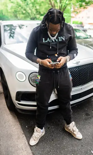 Fivio Foreign wearing Lanvin hoody