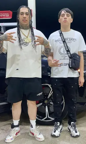 Peso Peso wearing Fear of God shorts