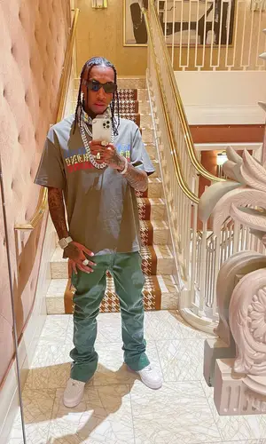 Tyga’s Outfit in Mastermind T-Shirt, Nike Sneakers & Prada Eyewear (2022)