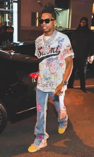 Lil Baby wearing Louis Vuitton eyewear