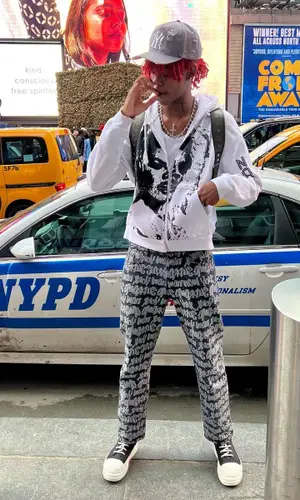 DC The Don’s Outfit in Supreme Pants, Rick Owens Sneakers & MCM Backpack (2022)