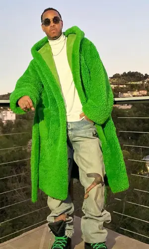 Jeremih wearing Bottega Veneta jacket