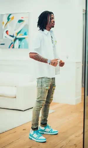 Ja Morant wearing Serenede jeans
