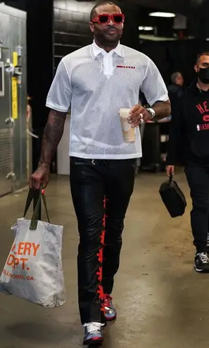 PJ Tucker wearing Gallery Dept. bag