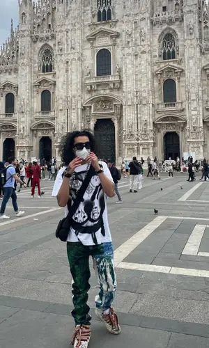 Killy wearing Louis Vuitton eyewear