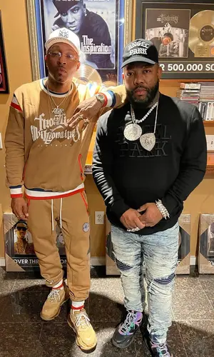 Drumma Boy wearing Cult of Individuality cap
