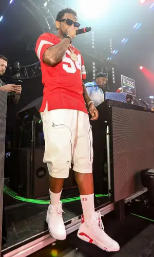 Fabolous wearing Twin City Authentics jersey
