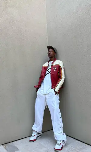 Travis Scott wearing Jordan sneakers