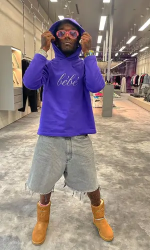 Lil Uzi Vert wearing Balenciaga underwear
