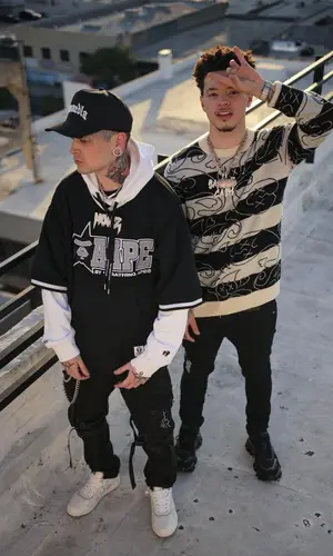 Lit Killah wearing Dior sneakers