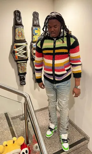 Lucki wearing Rta hoody