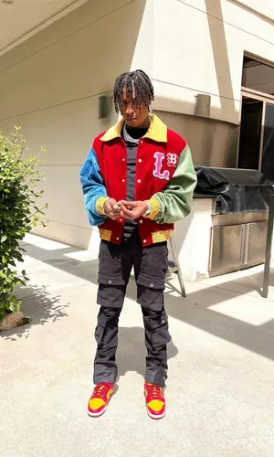NBA YoungBoy wearing Loverboy by Charles Jeffrey jacket