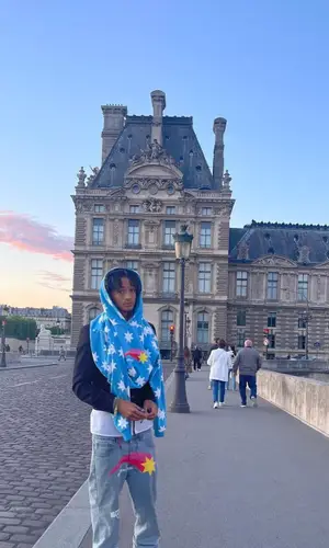 Jaden Smith wearing MSFTSrep shirt