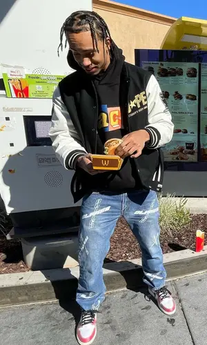 Amari Bailey’s Outfit in Bape Jacket, Olivier Rogers Jeans & OVO (2022)