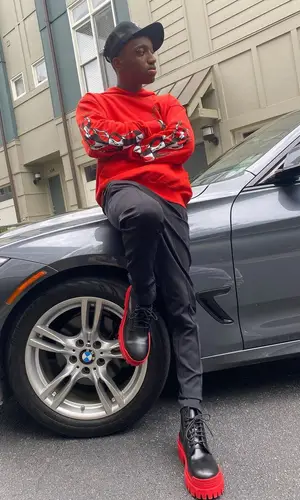 RonSoCold wearing Chrome Hearts sweater